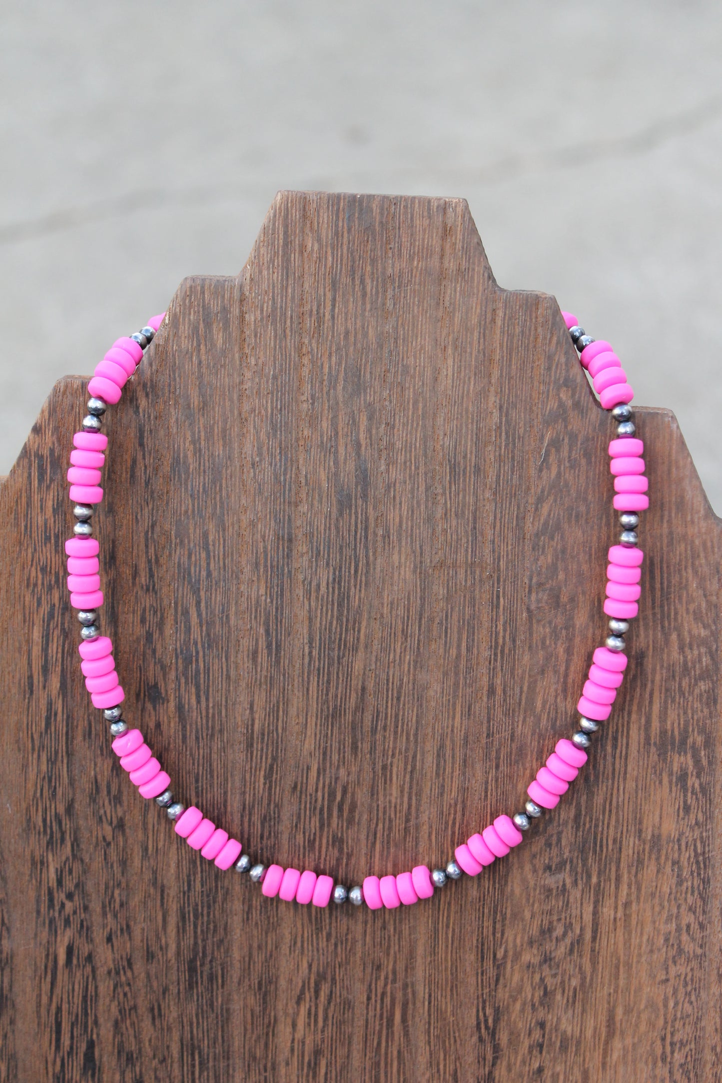 Pink necklace