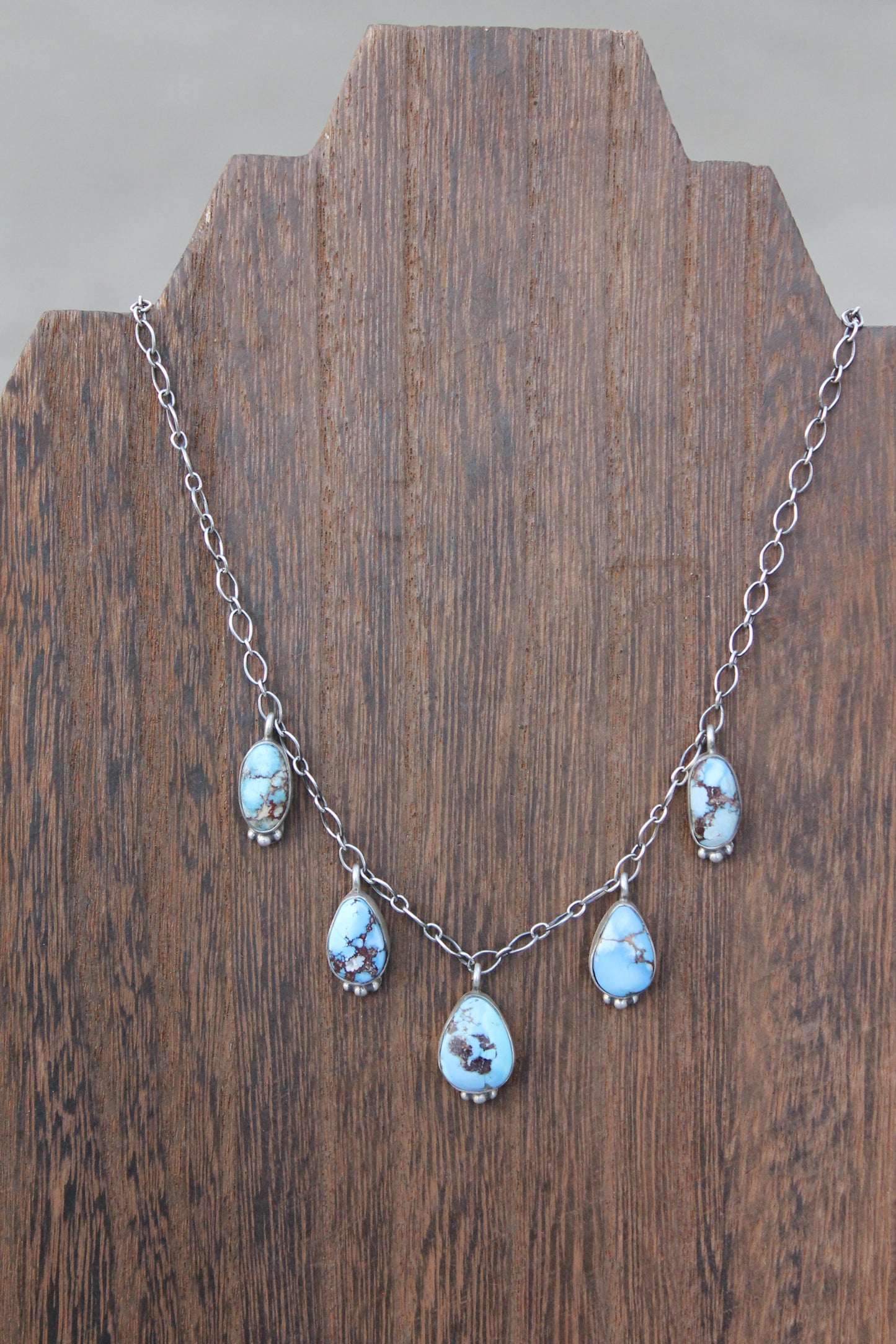 Golden hills charm necklace