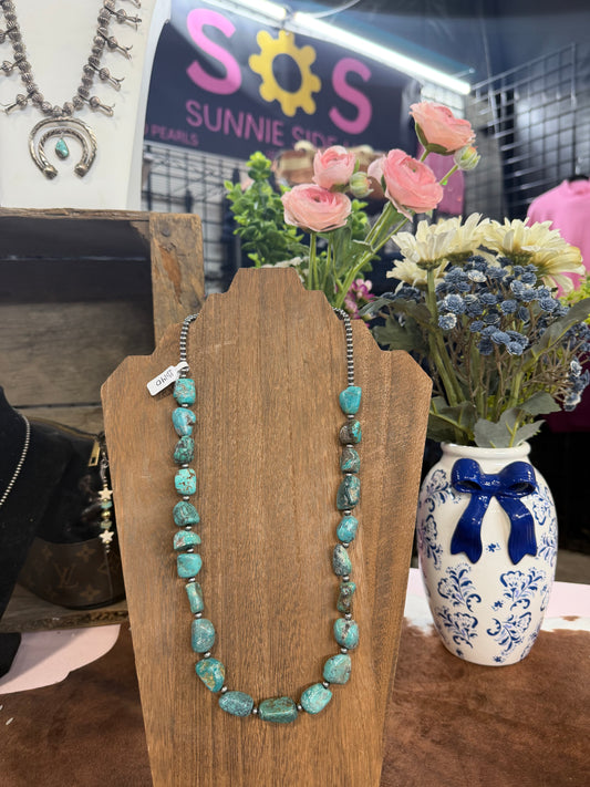 turquoise nugget necklace