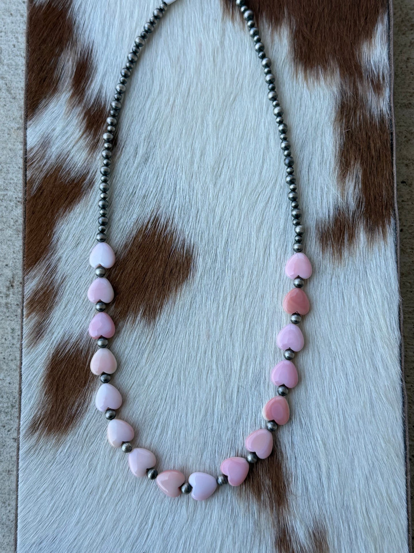 Pink conch hearts