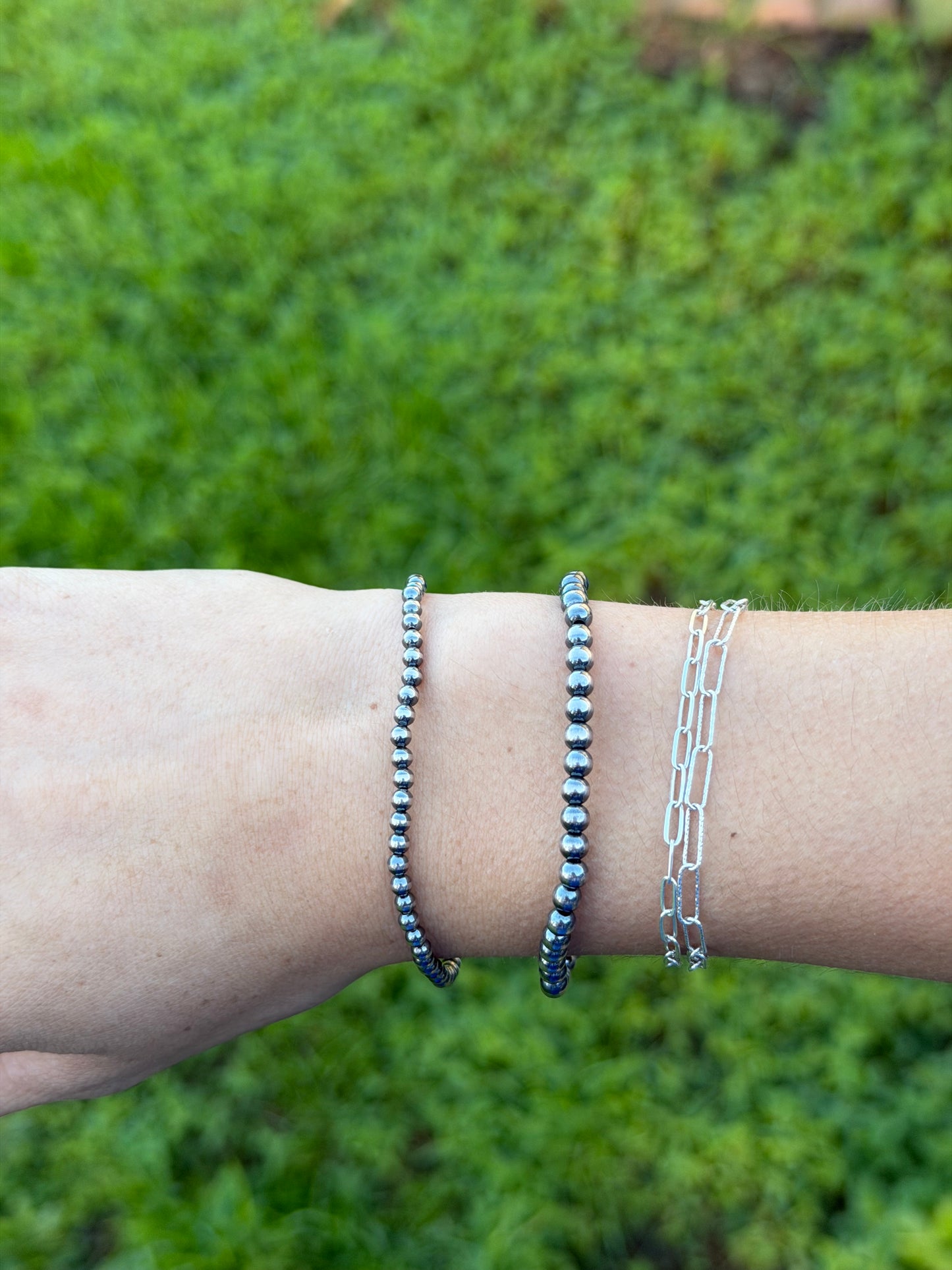 3 or 4mm stretch bracelet