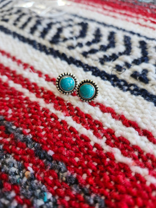 Turquoise studs