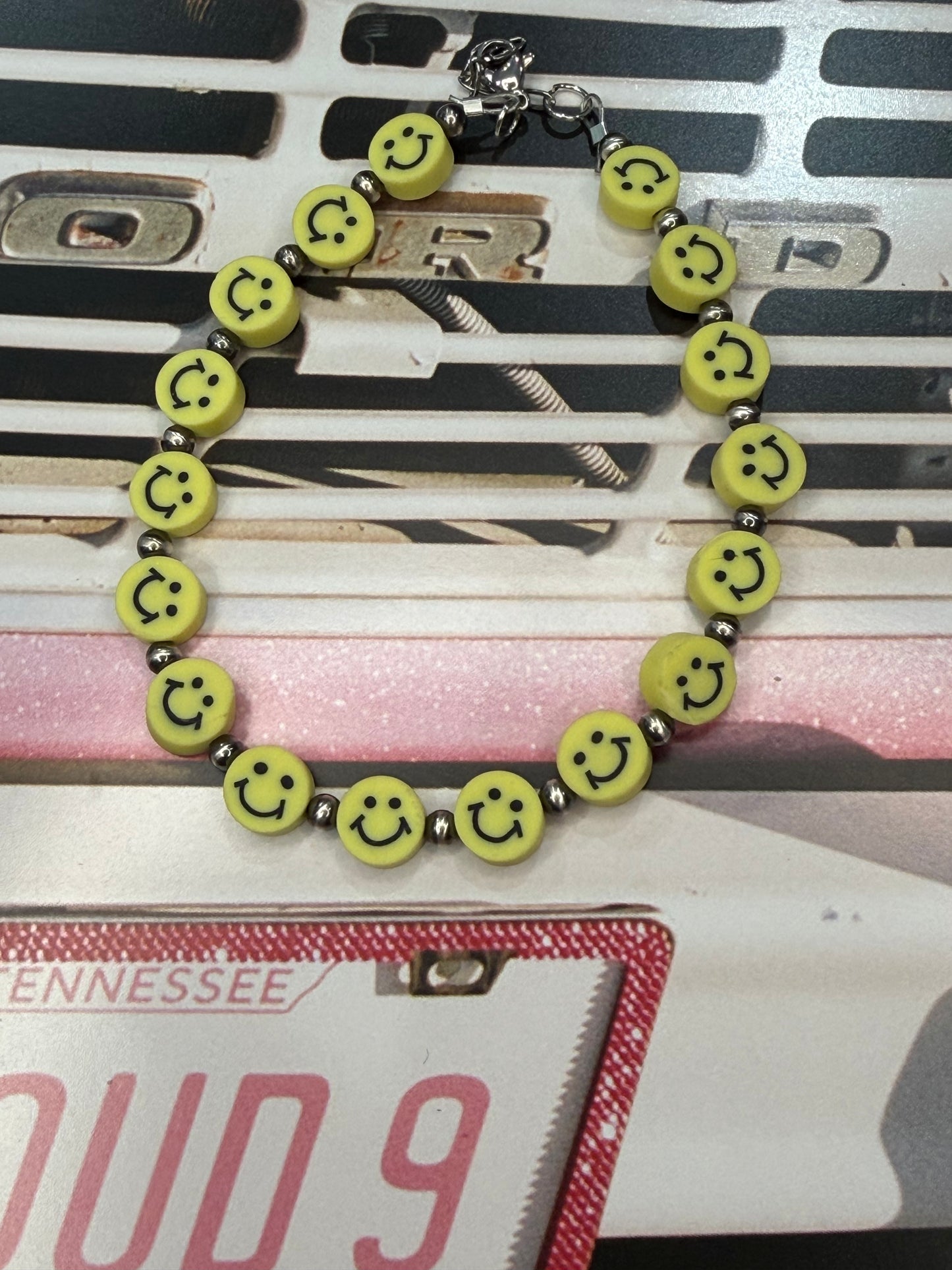 Smiley face bracelet