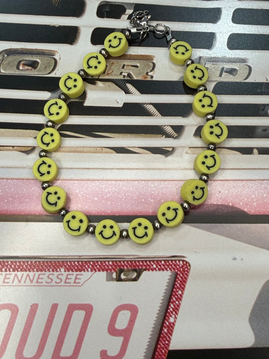 Smiley face bracelet