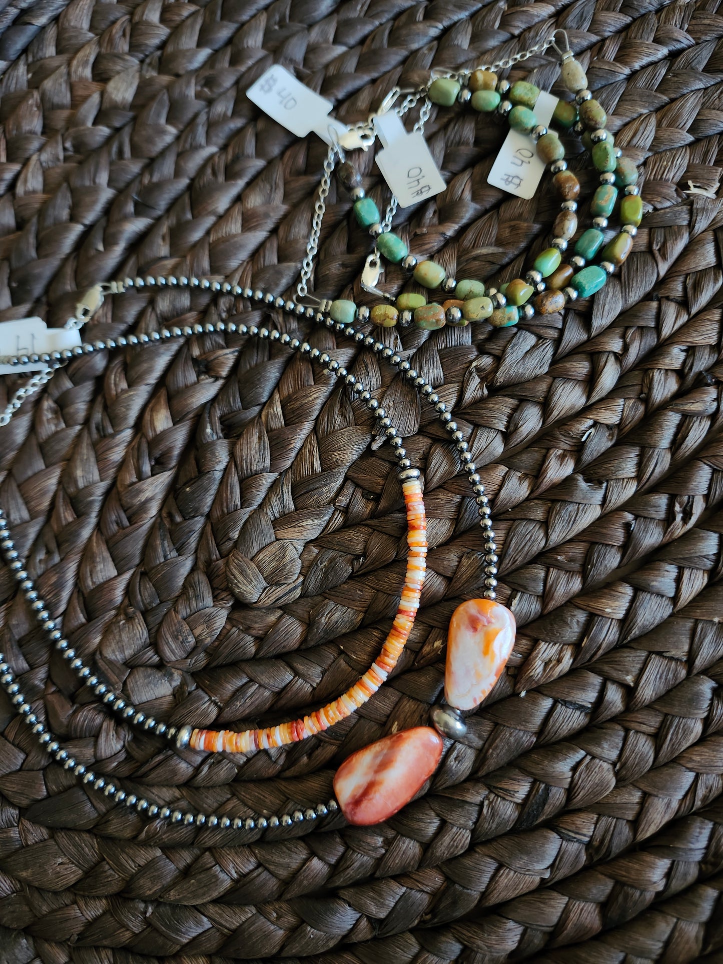 Round turquoise bracelet